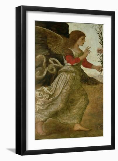 The Annunciating Angel Gabriel-Melozzo da Forlí-Framed Giclee Print