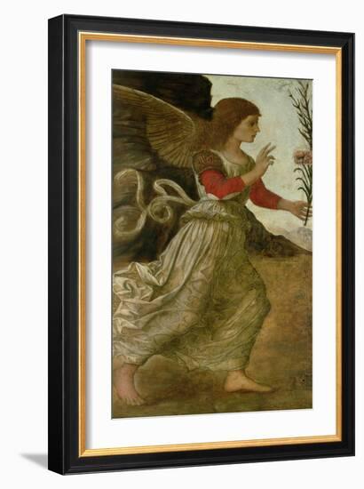 The Annunciating Angel Gabriel-Melozzo da Forlí-Framed Giclee Print