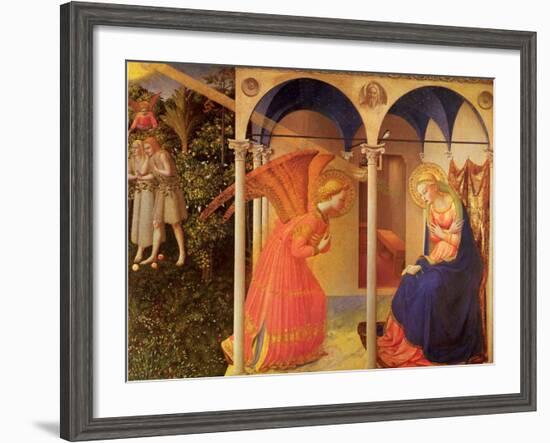 The Annunciation, 1400-Fra Angelico-Framed Giclee Print