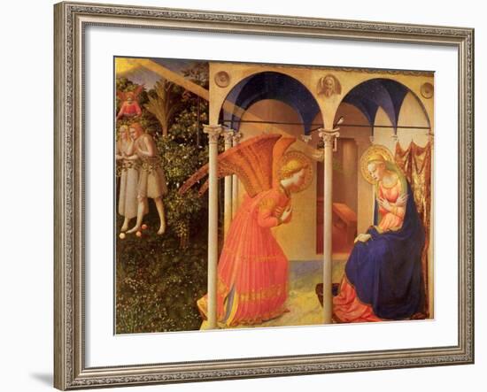 The Annunciation, 1400-Fra Angelico-Framed Giclee Print