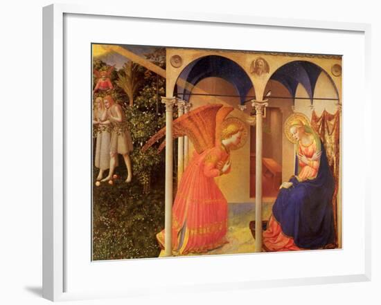 The Annunciation, 1400-Fra Angelico-Framed Giclee Print