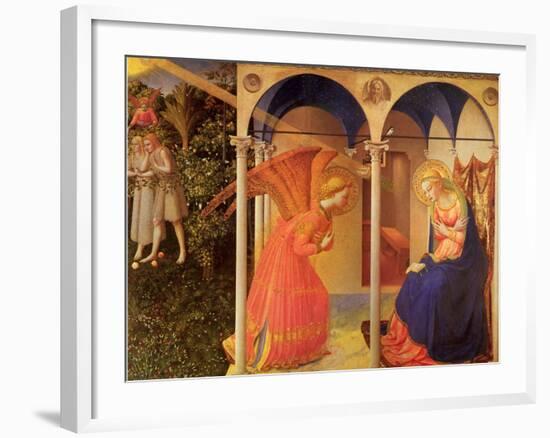 The Annunciation, 1400-Fra Angelico-Framed Giclee Print