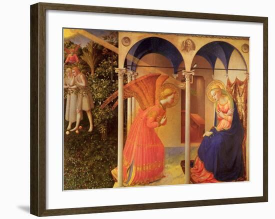 The Annunciation, 1400-Fra Angelico-Framed Giclee Print