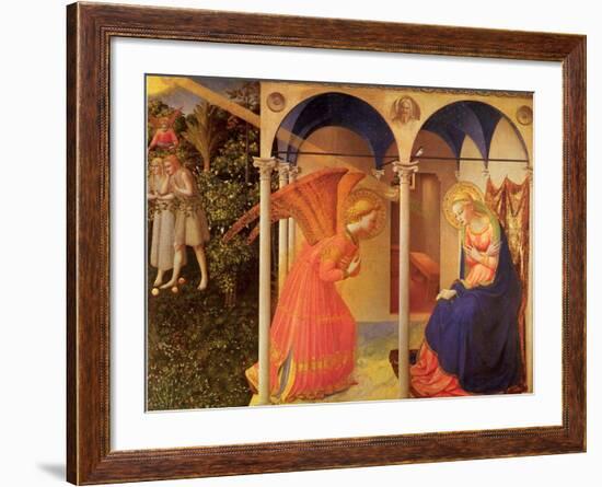 The Annunciation, 1400-Fra Angelico-Framed Giclee Print