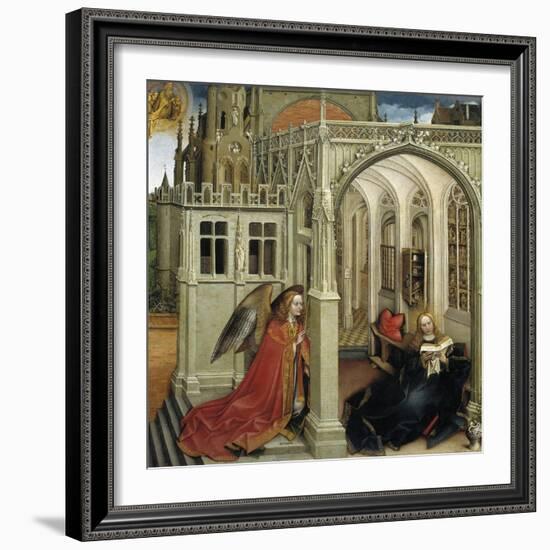 The Annunciation, 1418-1419-Robert Campin-Framed Giclee Print