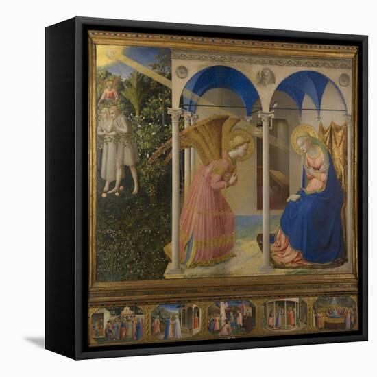 The Annunciation, 1425-8-Fra Angelico-Framed Premier Image Canvas