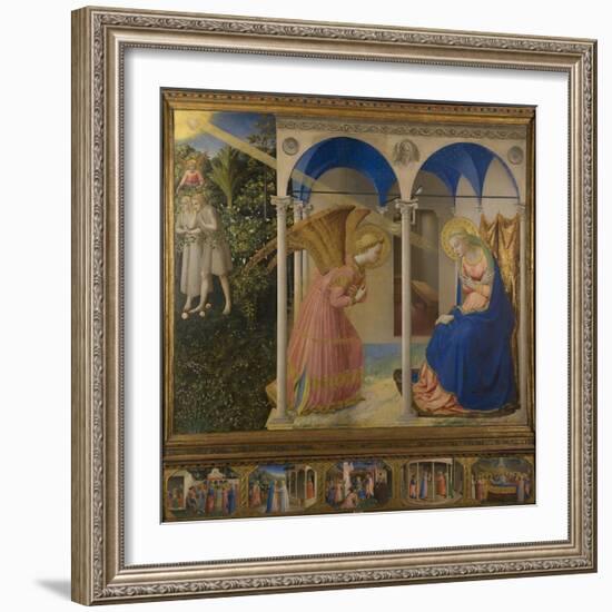The Annunciation, 1425-8-Fra Angelico-Framed Giclee Print