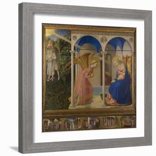 The Annunciation, 1425-8-Fra Angelico-Framed Giclee Print