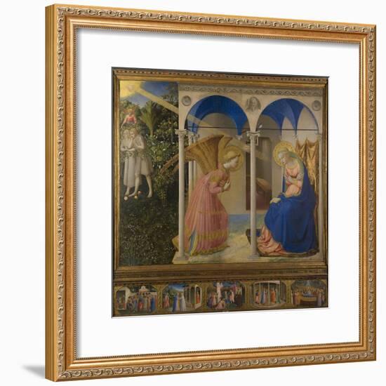 The Annunciation, 1425-8-Fra Angelico-Framed Giclee Print