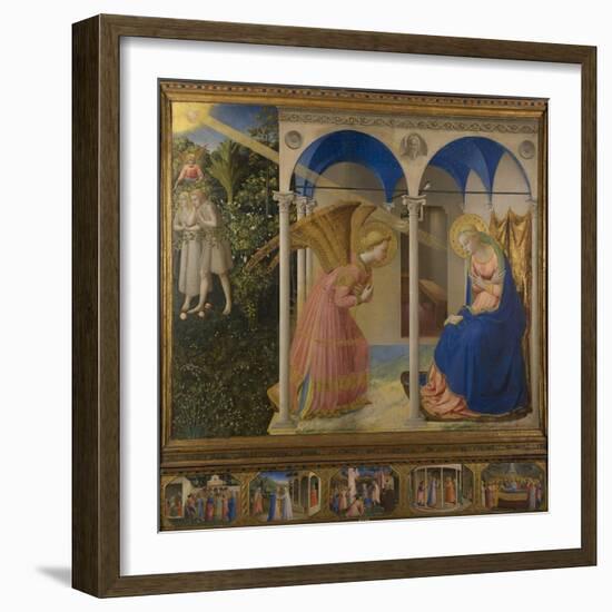 The Annunciation, 1425-8-Fra Angelico-Framed Giclee Print