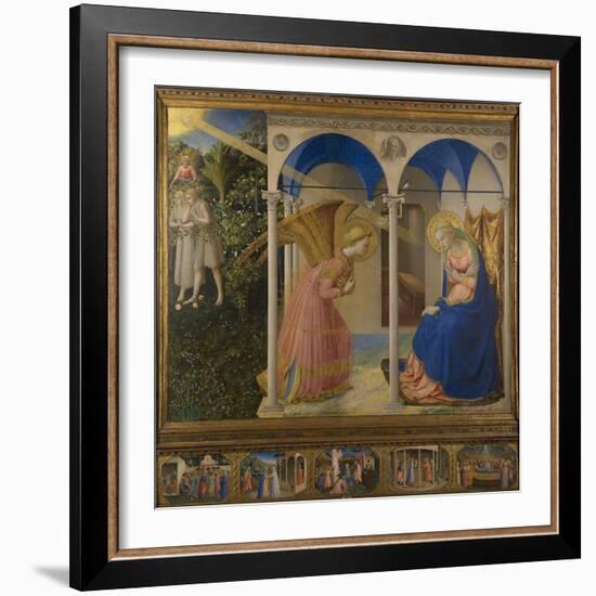 The Annunciation, 1425-8-Fra Angelico-Framed Giclee Print