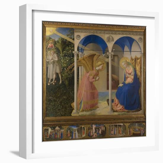 The Annunciation, 1425-8-Fra Angelico-Framed Giclee Print