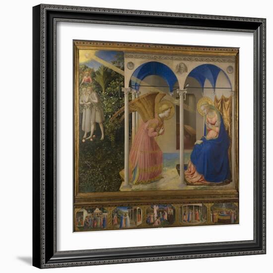 The Annunciation, 1425-8-Fra Angelico-Framed Giclee Print