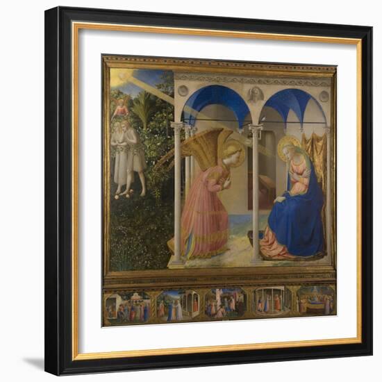 The Annunciation, 1425-8-Fra Angelico-Framed Giclee Print