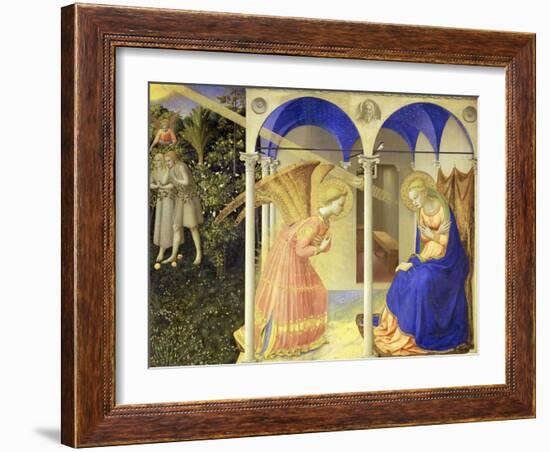 The Annunciation, 1426-1428-Fra Angelico-Framed Giclee Print