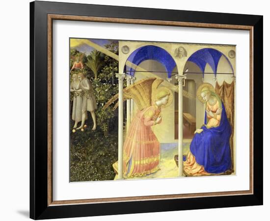 The Annunciation, 1426-1428-Fra Angelico-Framed Giclee Print