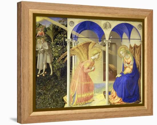 The Annunciation, 1426-1428-Fra Angelico-Framed Premier Image Canvas