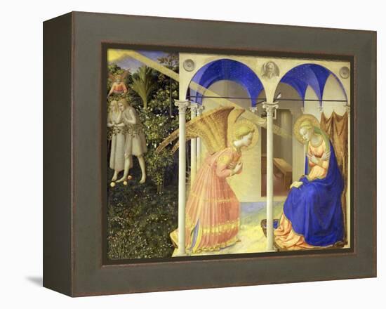 The Annunciation, 1426-1428-Fra Angelico-Framed Premier Image Canvas