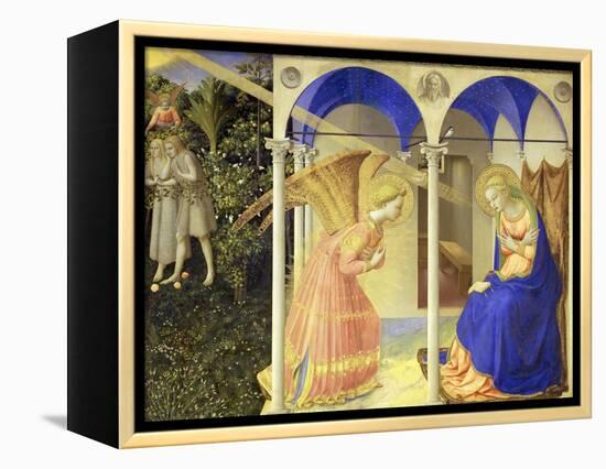 The Annunciation, 1426-1428-Fra Angelico-Framed Premier Image Canvas