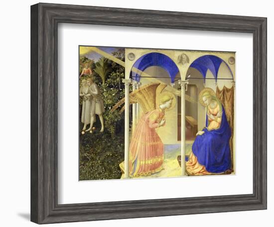 The Annunciation, 1426-1428-Fra Angelico-Framed Giclee Print