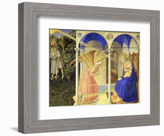 The Annunciation, 1426-1428-Fra Angelico-Framed Giclee Print