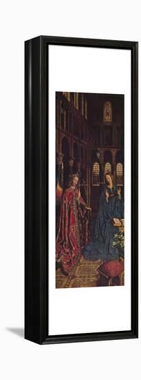 'The Annunciation', 1434-1436-Jan van Eyck-Framed Premier Image Canvas