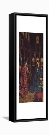 'The Annunciation', 1434-1436-Jan van Eyck-Framed Premier Image Canvas