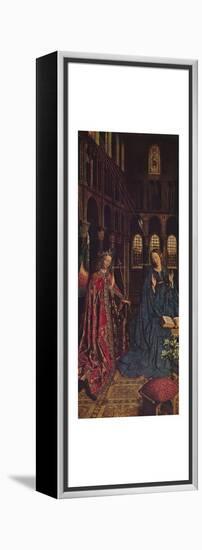 'The Annunciation', 1434-1436-Jan van Eyck-Framed Premier Image Canvas