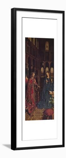 'The Annunciation', 1434-1436-Jan van Eyck-Framed Giclee Print