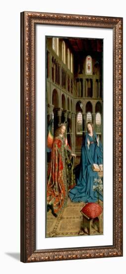 The Annunciation, 1434-1436-Jan van Eyck-Framed Giclee Print