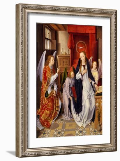 The Annunciation, 1480-89-Hans Memling-Framed Giclee Print