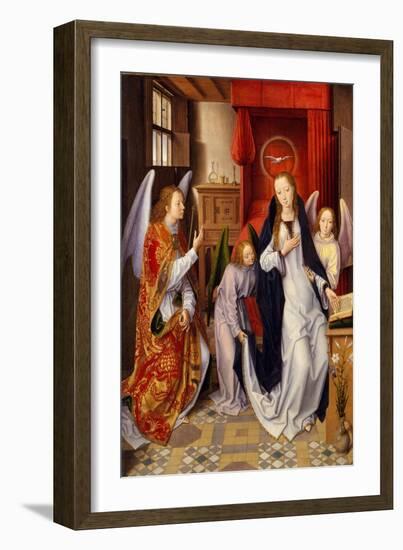 The Annunciation, 1480-89-Hans Memling-Framed Giclee Print