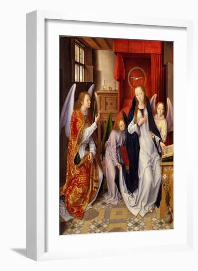 The Annunciation, 1480-89-Hans Memling-Framed Giclee Print