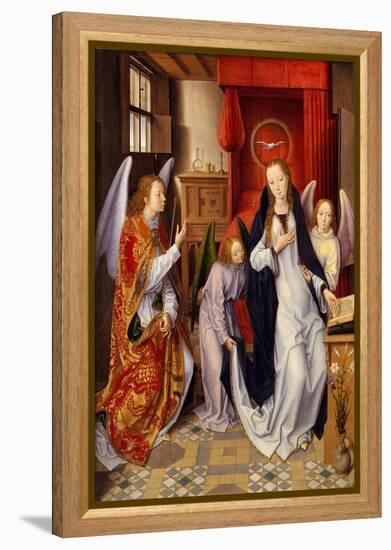 The Annunciation, 1480-89-Hans Memling-Framed Premier Image Canvas