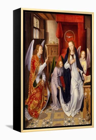 The Annunciation, 1480-89-Hans Memling-Framed Premier Image Canvas