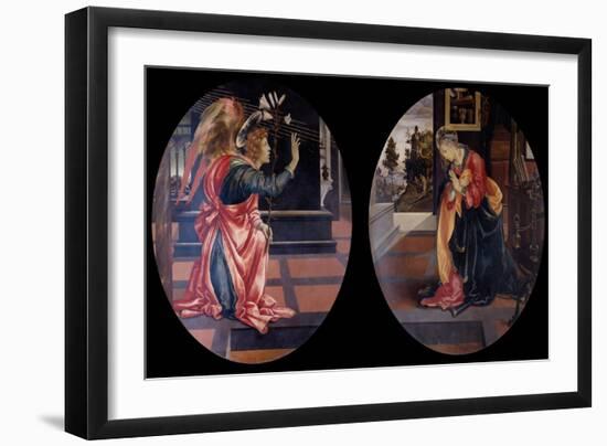 The Annunciation, 1483-1484-Filippino Lippi-Framed Giclee Print