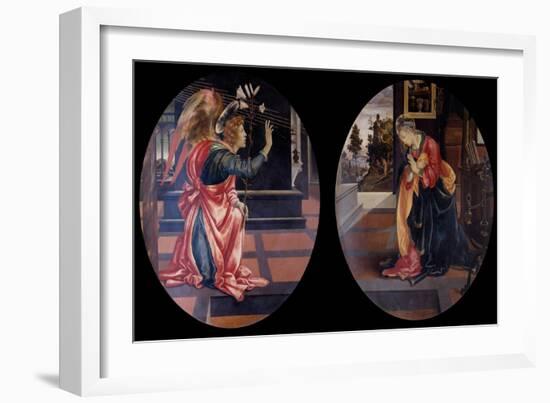 The Annunciation, 1483-1484-Filippino Lippi-Framed Giclee Print