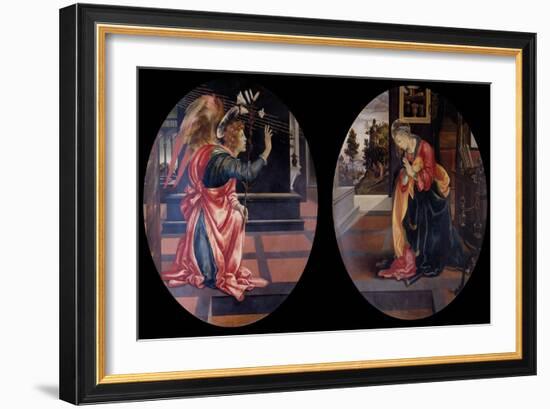 The Annunciation, 1483-1484-Filippino Lippi-Framed Giclee Print