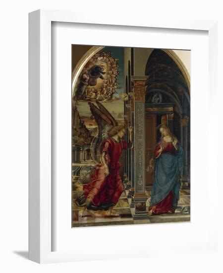 The Annunciation, 1491-Luca Signorelli-Framed Giclee Print