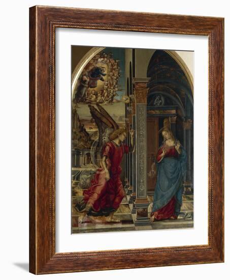 The Annunciation, 1491-Luca Signorelli-Framed Giclee Print