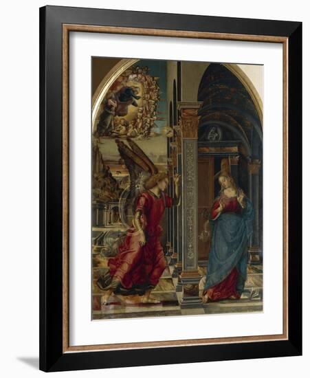 The Annunciation, 1491-Luca Signorelli-Framed Giclee Print