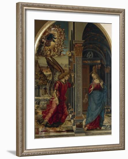 The Annunciation, 1491-Luca Signorelli-Framed Giclee Print