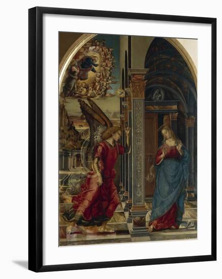 The Annunciation, 1491-Luca Signorelli-Framed Giclee Print