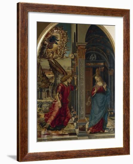 The Annunciation, 1491-Luca Signorelli-Framed Giclee Print