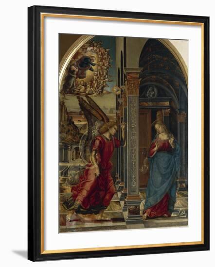 The Annunciation, 1491-Luca Signorelli-Framed Giclee Print