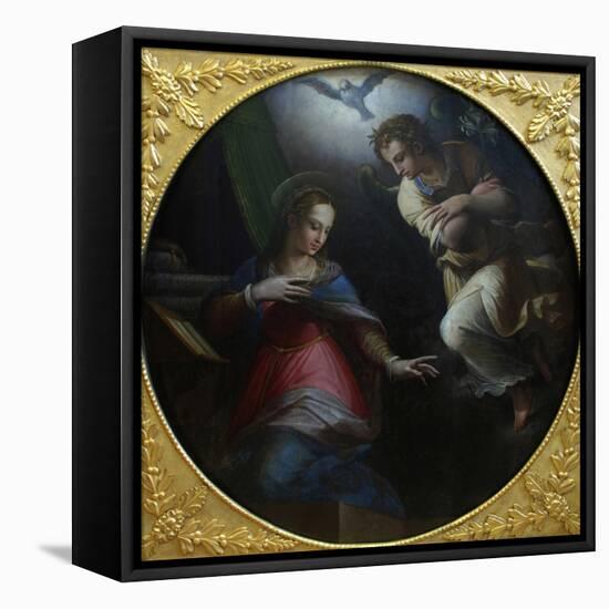 The Annunciation, 1570-1571-Giorgio Vasari-Framed Premier Image Canvas