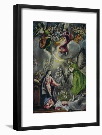 The Annunciation, 1570-1573-El Greco-Framed Giclee Print