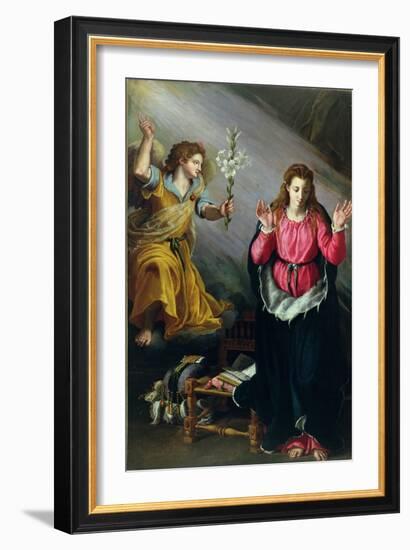 The Annunciation, 1603-Alessandro Allori-Framed Giclee Print