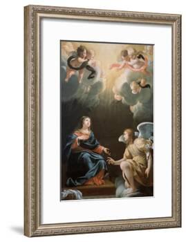 The Annunciation, 1632-Simon Vouet-Framed Giclee Print