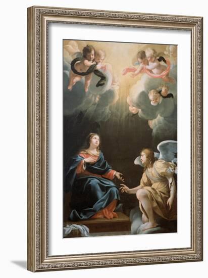 The Annunciation, 1632-Simon Vouet-Framed Giclee Print